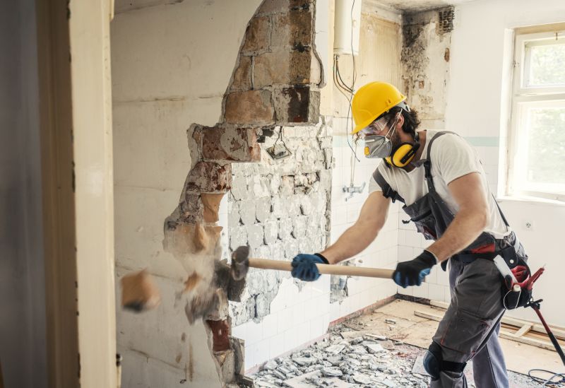 Interior Wall Demolition detail