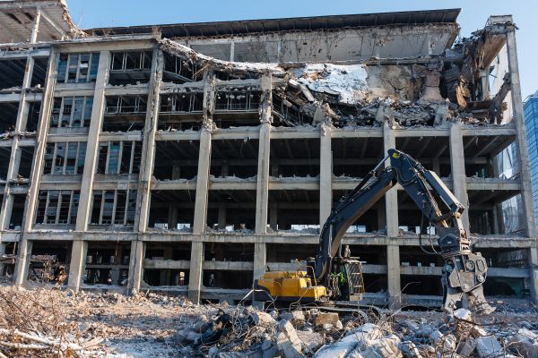 Commercial Building Demolition in Englewood