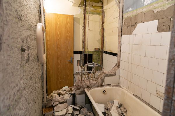 Shower Tile Demolition in Englewood