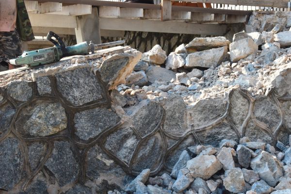 Retaining Wall Demolition in Englewood