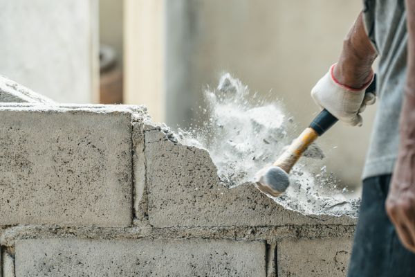 Block Wall Demolition in Englewood